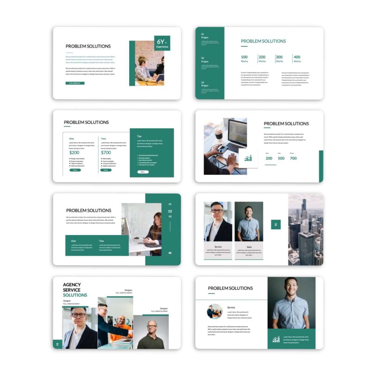 Company Consultant Project Presentation PowerPoint Template