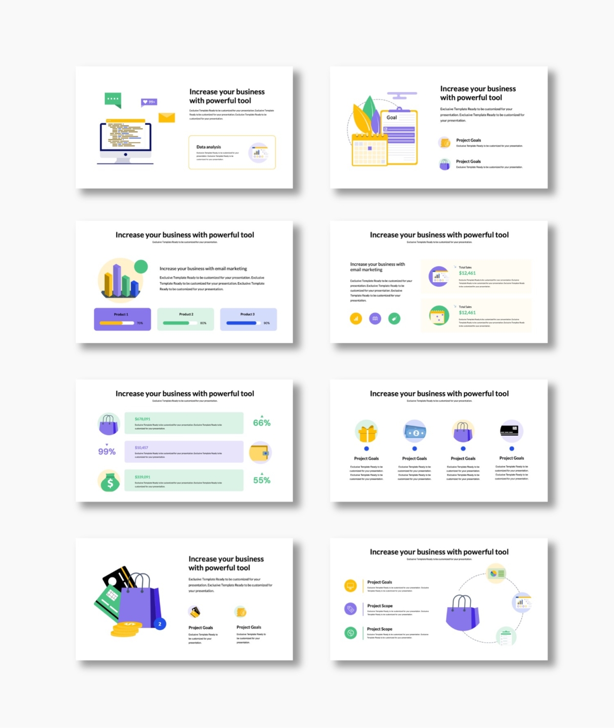 Ecommerce Infographic Presentation Template