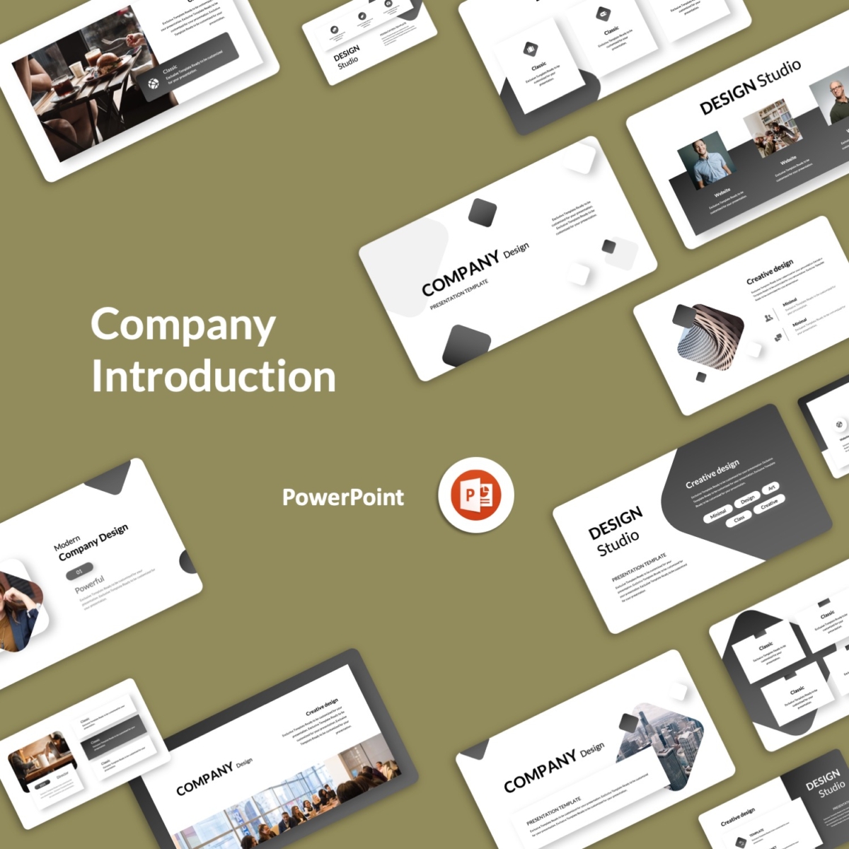 Company Introduction Business Design Presentation Template