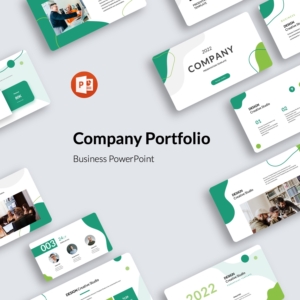 Powerful Colorful Company Portfolio Presentation Template