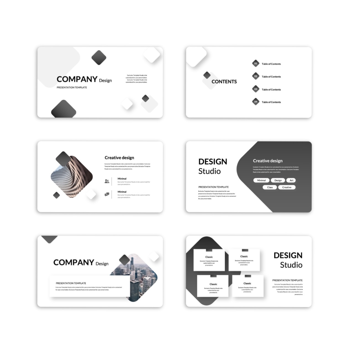 Company Introduction Business Design Presentation Template