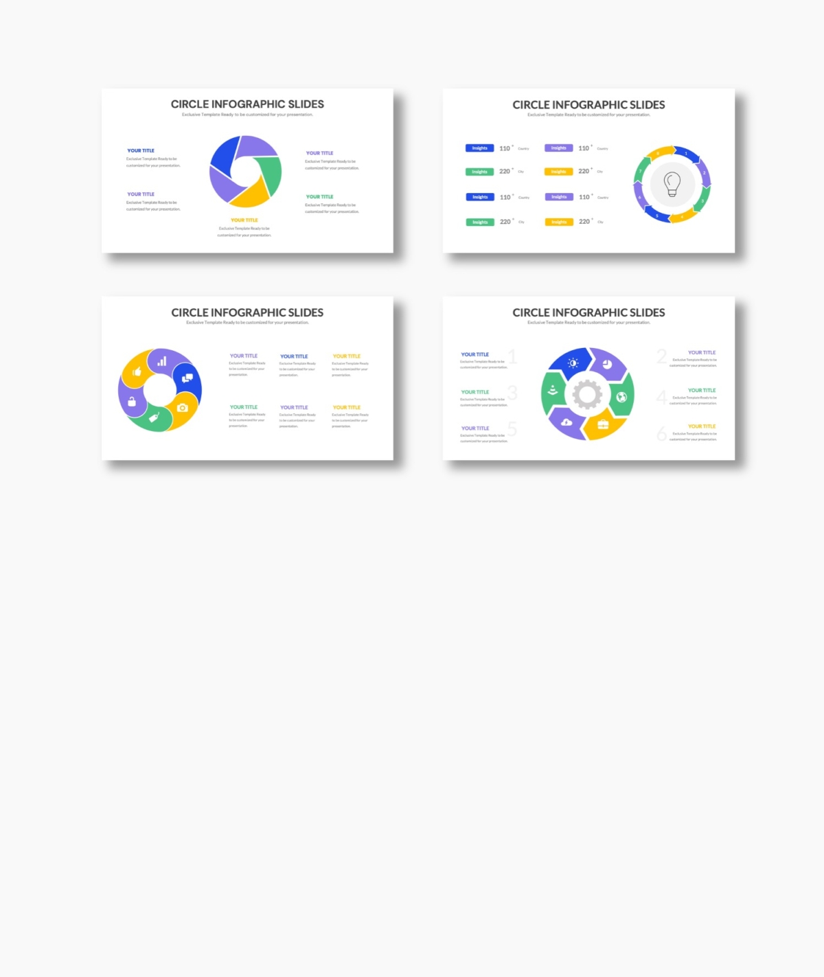 Circle Infographic PowerPoint Slides Template