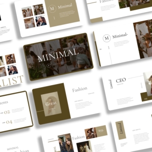 Creative Fashion Minimalist PowerPoint Template