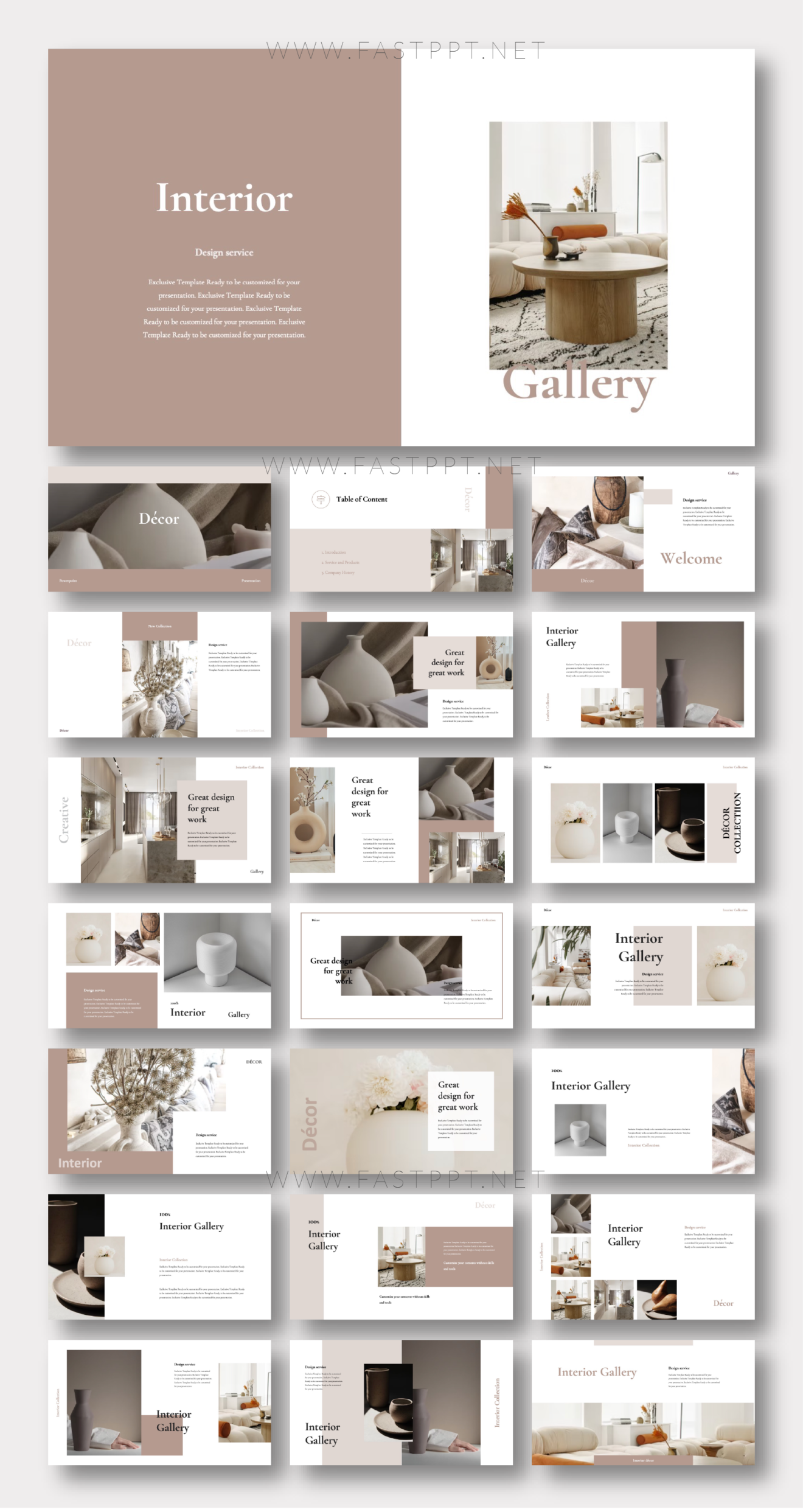 Creative Modern Interior Minimal Presentation Template – Original and ...