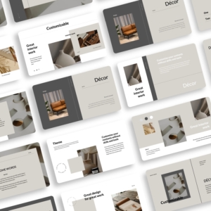 Minimalist Stunning Interior PowerPoint Template