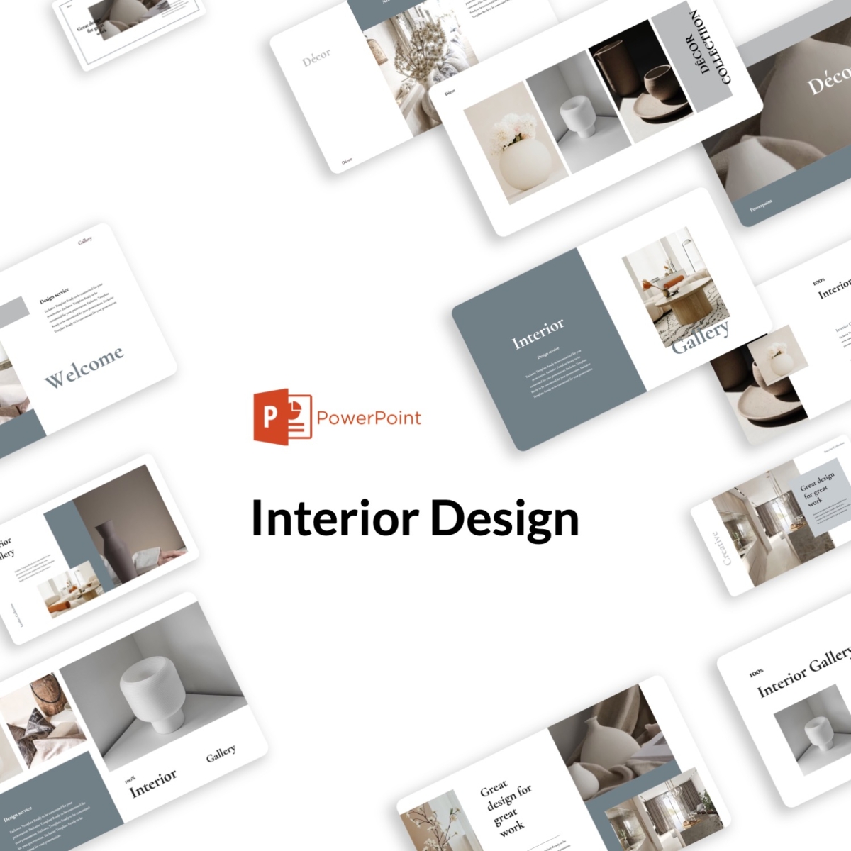 Creative Modern Interior Minimal Presentation Template