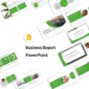 Google Slides-Green Clean Business Report Powerpoint