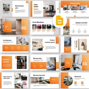 Google Slides-Clean Modern Design Report Presentation Template