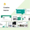 Google Slides-Blue Business Project Report Presentation Template