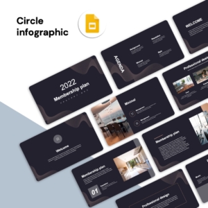 Google Slides-Dark Version Business Report Presentation Template