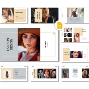 Google Slides-A Clean Art & Fashion Creative Template