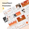 Google Slides-Annual Report Art Design Powerpoint Template