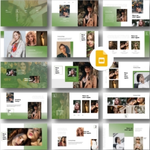 Google Slides-2 in 1 Chic & Creative Fashion Template