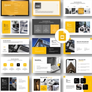 Google Slides-Clean Business Minimal Design Presentation Template