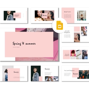 Google Slides-High Fashion Presentation Template