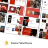 Google Slides-Creative Fashion Resume Presentation Template