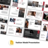 Google Slides-Powerful Fashion Model Presentation Template