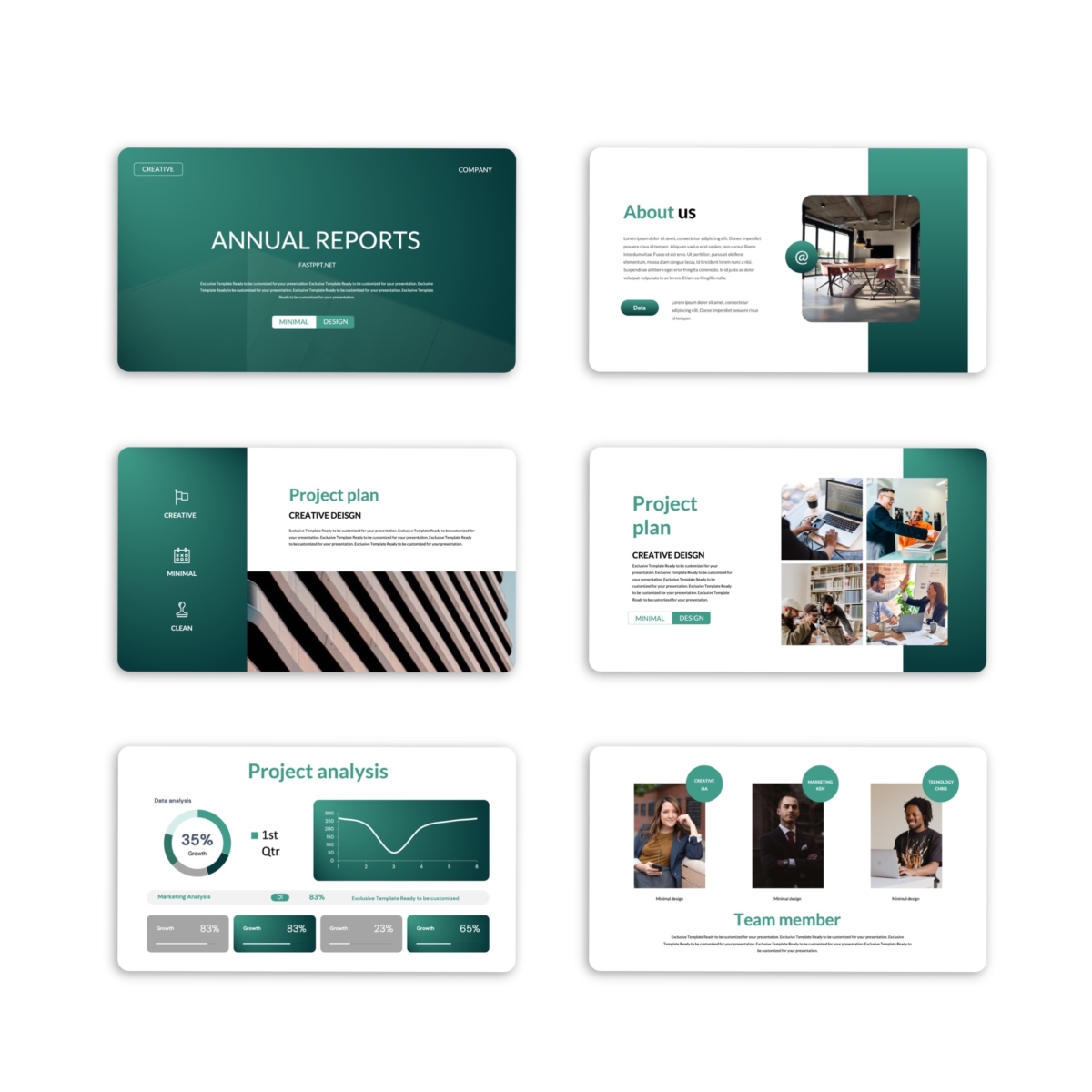 Success Business Annual Report PowerPoint Template