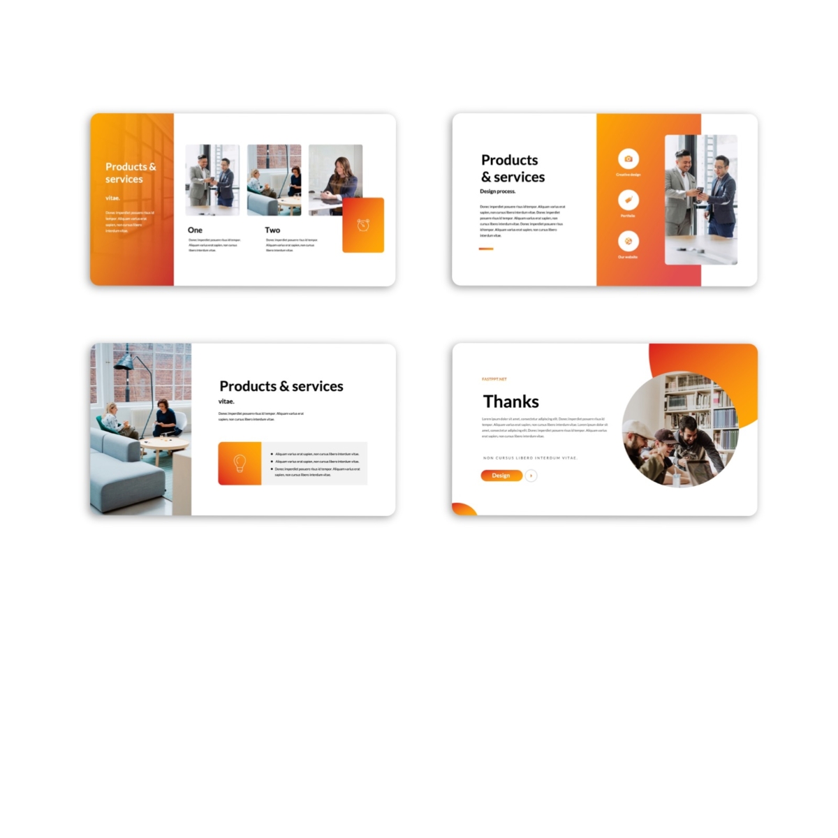 Aesthetic Powerful Business Annual Report PowerPoint Template