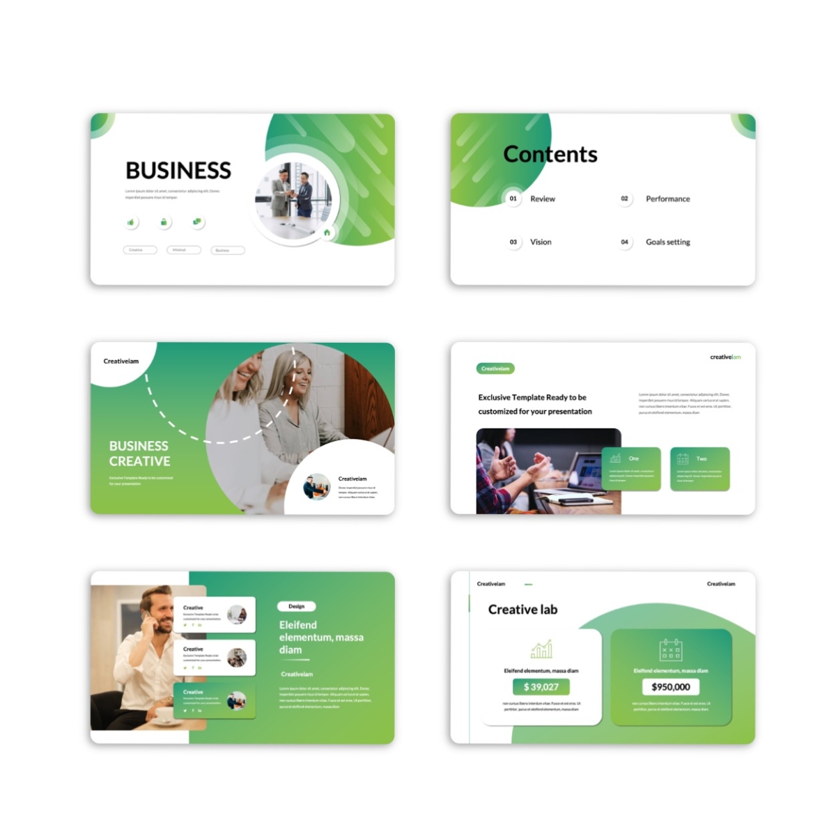Success Business Strategy Report PowerPoint Template