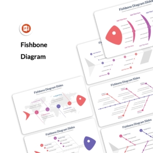 Fishbone Diagram Infographic PowerPoint Template