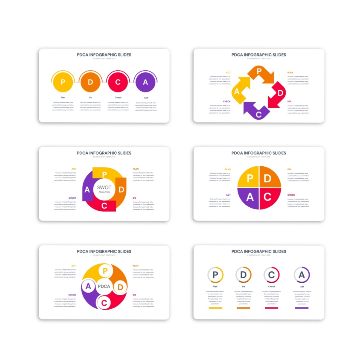 PDCA Infographic PowerPoint Template