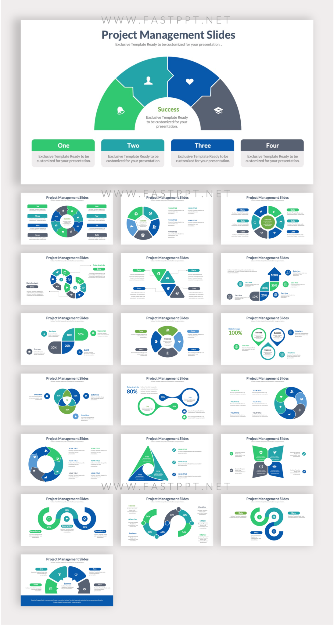 Project Management Infographic PowerPoint Template – Original and High ...