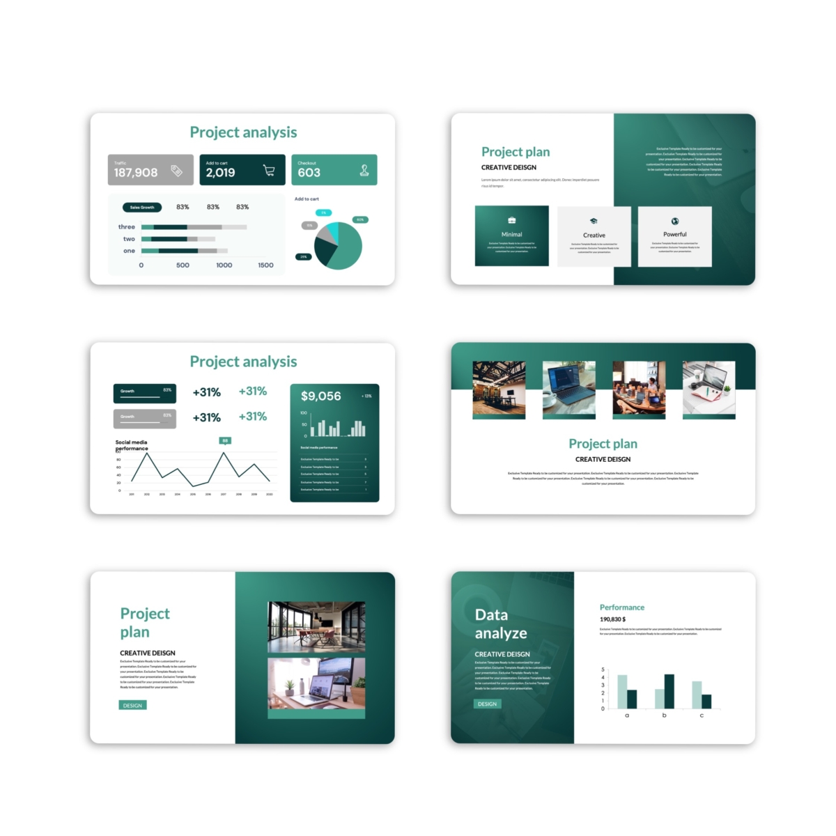 Success Business Annual Report PowerPoint Template