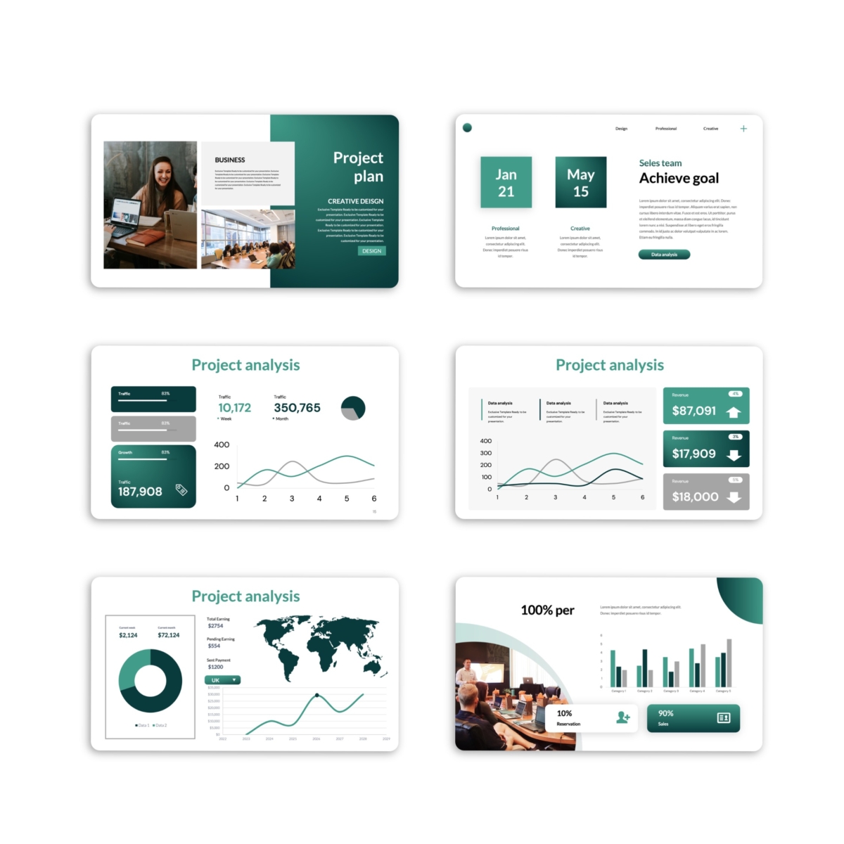 Success Business Annual Report PowerPoint Template