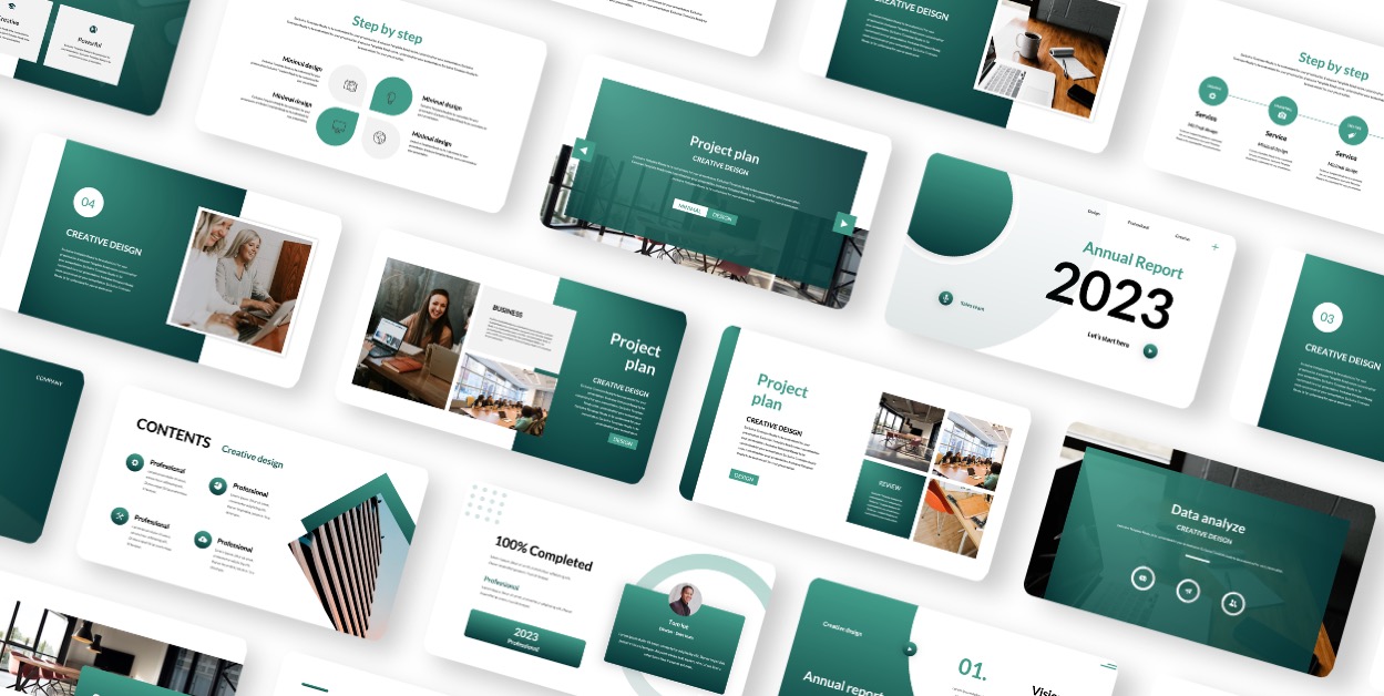 Top 10 Best Annual Report PowerPoint Template