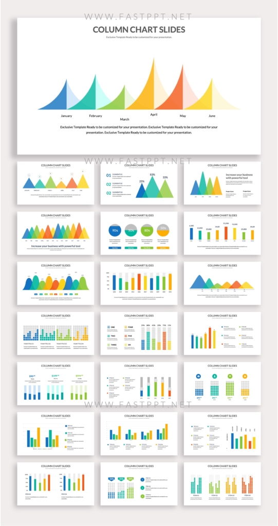Column Chart Infographic PowerPoint Template – Original and High ...