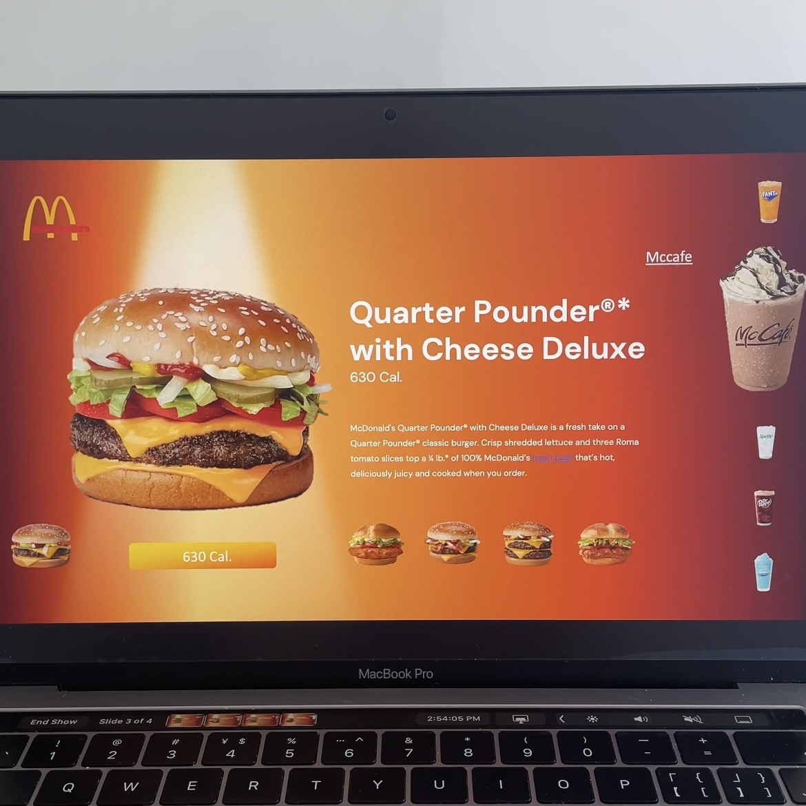 Burger Tutorials Showcase PowerPoint