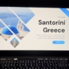 Santorini Greece Tutorial Showcase PowerPoint