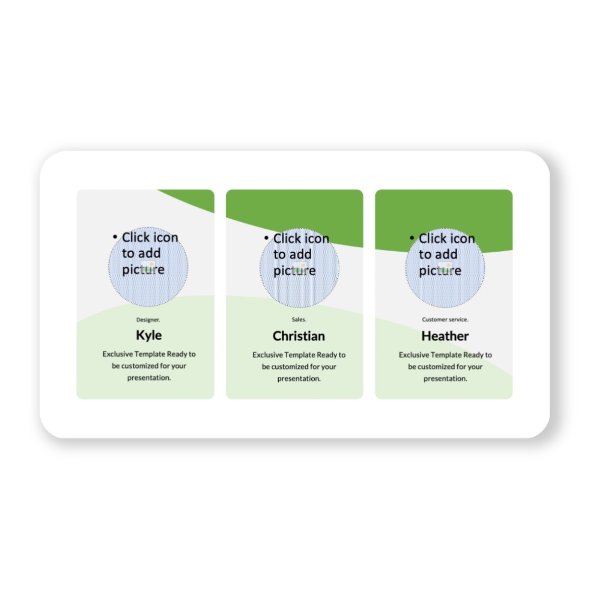 3 Team Members PowerPoint