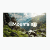 Fall in Love with Mountains PowerPoint Template