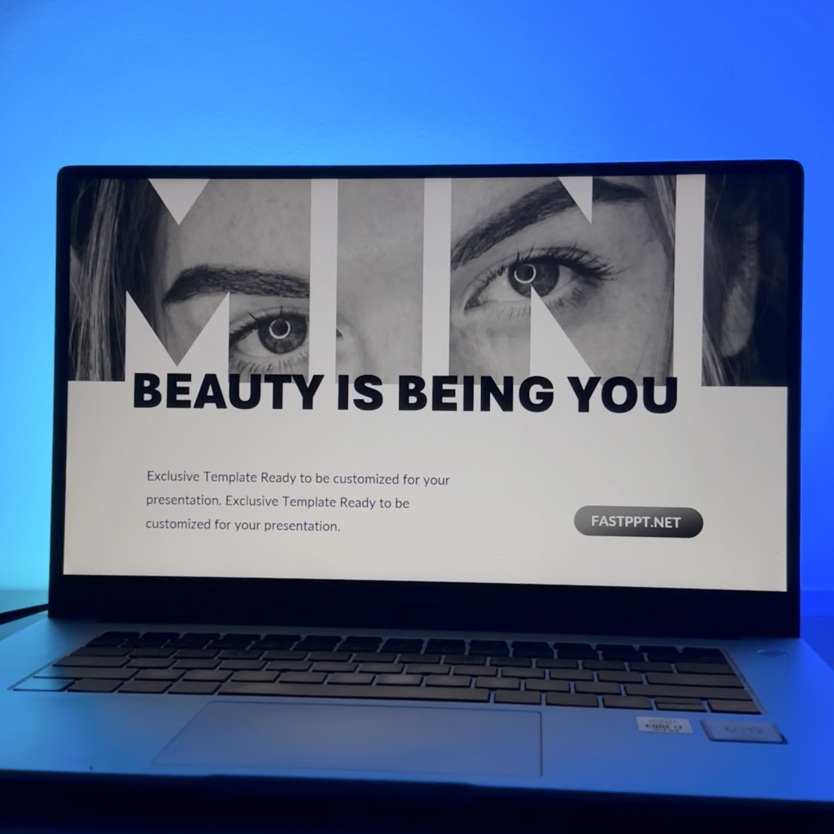 Beauty is Being You Tutorial Showcase PowerPoint
