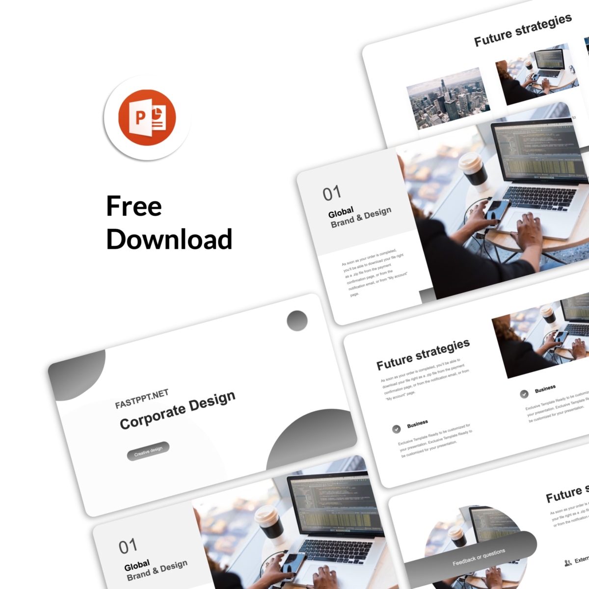 Free Trial-Corporate Pitch Deck Proposal PowerPoint Template