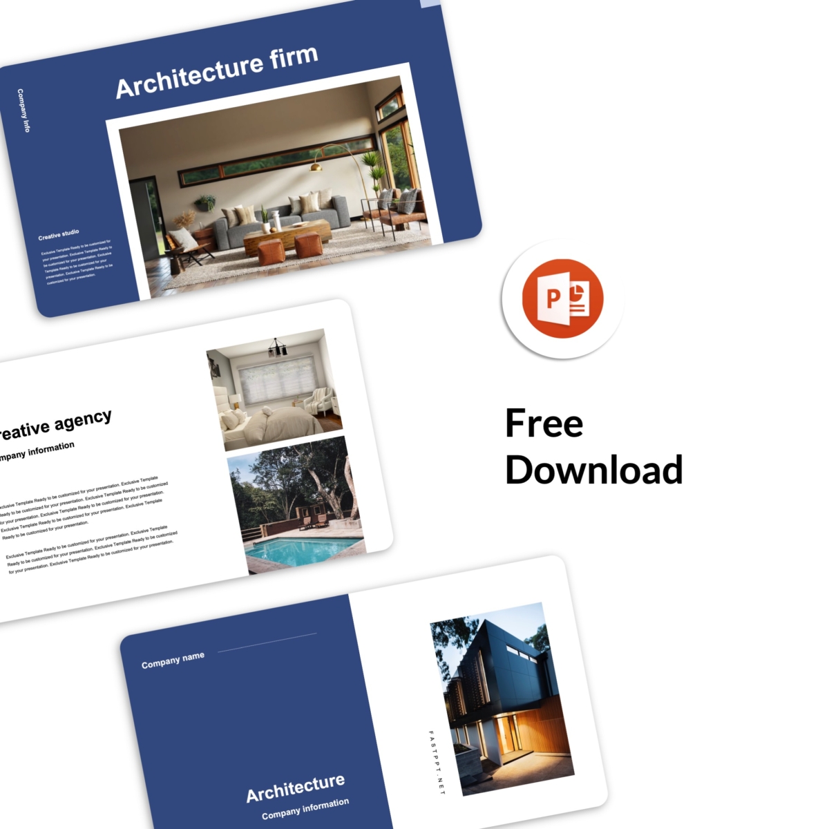 Free Trial-Creative Property Listing PowerPoint Template
