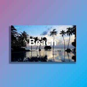 Beach Mountain Tutorial Showcase